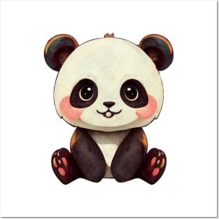 Cute Anime Panda Posters and Art